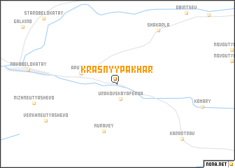 map of Krasnyy Pakhar\