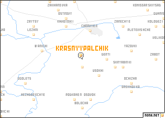 map of Krasnyy Palʼchik