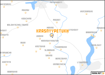 map of Krasnyy Petukh