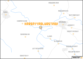 map of Krasnyy Poluostrov