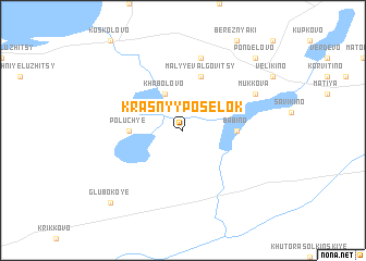 map of Krasnyy Posëlok