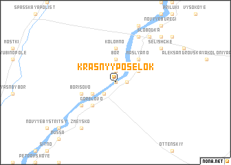 map of Krasnyy Posëlok