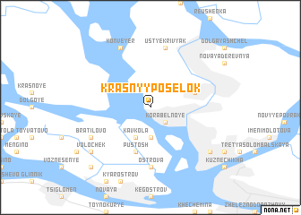 map of Krasnyy Poselok