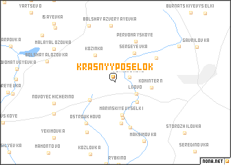 map of Krasnyy Posëlok