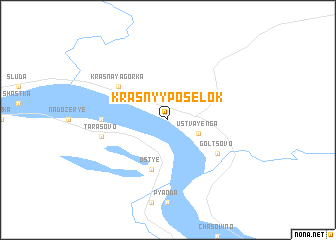 map of Krasnyy Posëlok