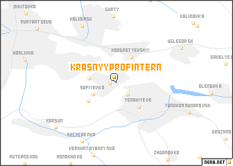 map of Krasnyy Profintern