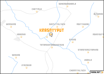 map of Krasnyy Put\