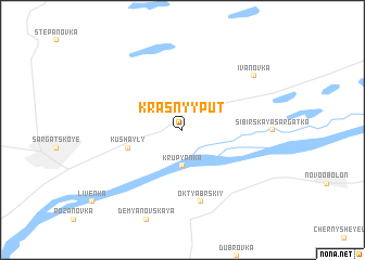 map of Krasnyy Put\