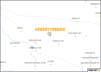 map of Krasnyy Rodnik