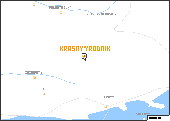 map of Krasnyy Rodnik
