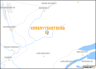 map of Krasnyy Skotovod