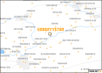 map of Krasnyy Stan