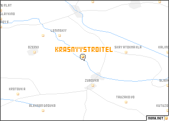 map of Krasnyy Stroitel\