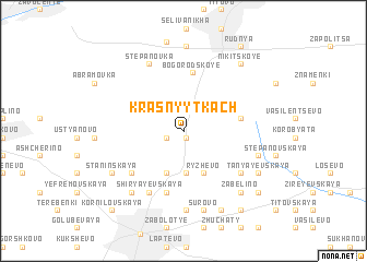 map of Krasnyy Tkach