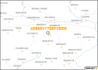 map of Krasnyy Torfyanik