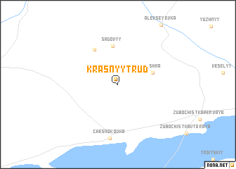 map of Krasnyy Trud