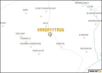 map of Krasnyy Trud
