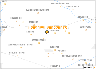 map of Krasnyy Vyborzhets