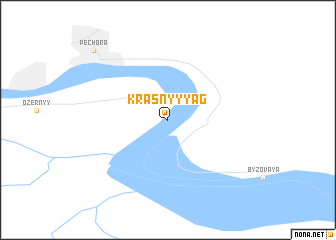 map of Krasnyy Yag