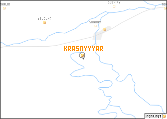 map of Krasnyy Yar