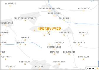 map of Krasnyy Yar