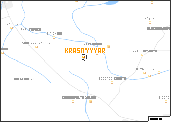 map of Krasnyy Yar