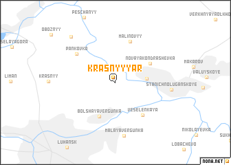 map of Krasnyy Yar
