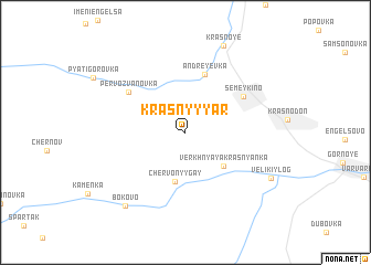 map of Krasnyy Yar