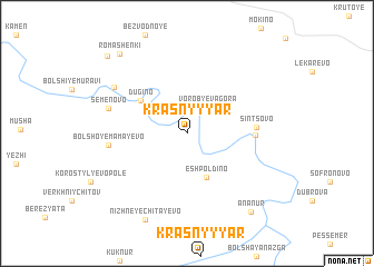 map of Krasnyy Yar