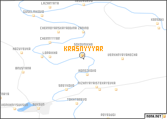 map of Krasnyy Yar