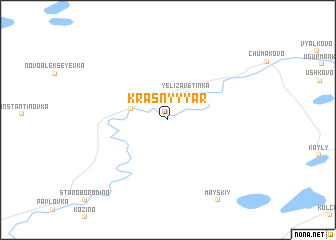 map of Krasnyy Yar