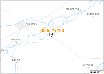 map of Krasnyy Yar