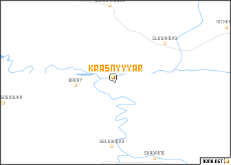 map of Krasnyy Yar