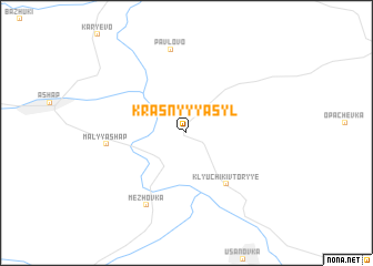 map of Krasnyy Yasyl