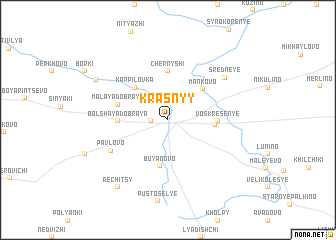 map of Krasnyy