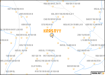 map of Krasnyy