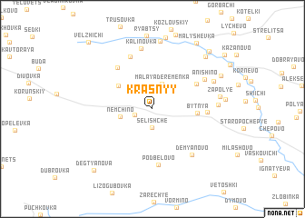 map of Krasnyy