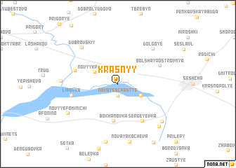 map of Krasnyy