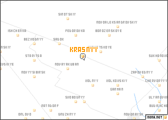 map of Krasnyy