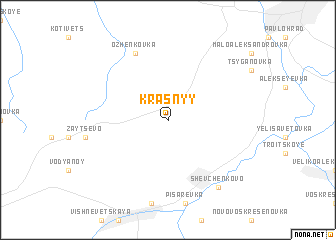 map of Krasnyy