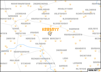 map of Krasnyy