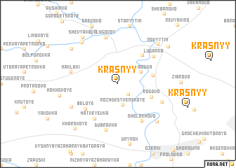 map of Krasnyy