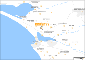 map of Krasnyy