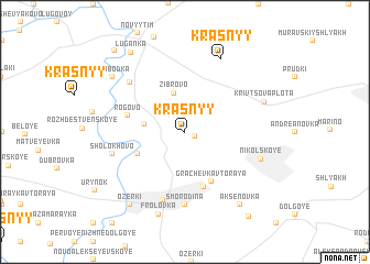 map of Krasnyy