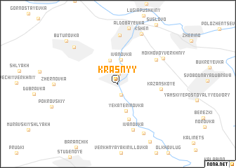 map of Krasnyy