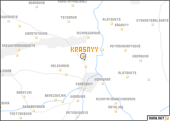 map of Krasnyy