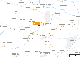 map of Krasnyy