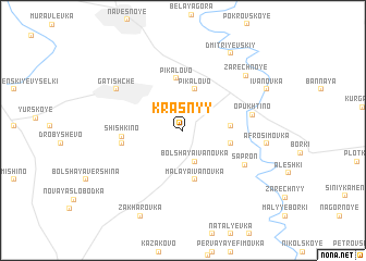 map of Krasnyy