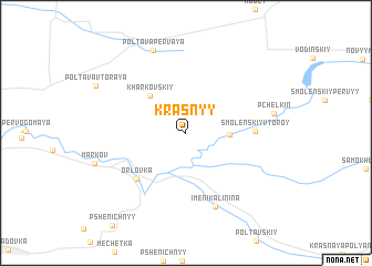 map of Krasnyy