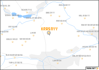 map of Krasnyy